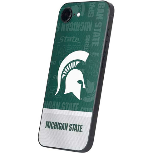 Michigan State University Jersey Split iPhone 16e Skin